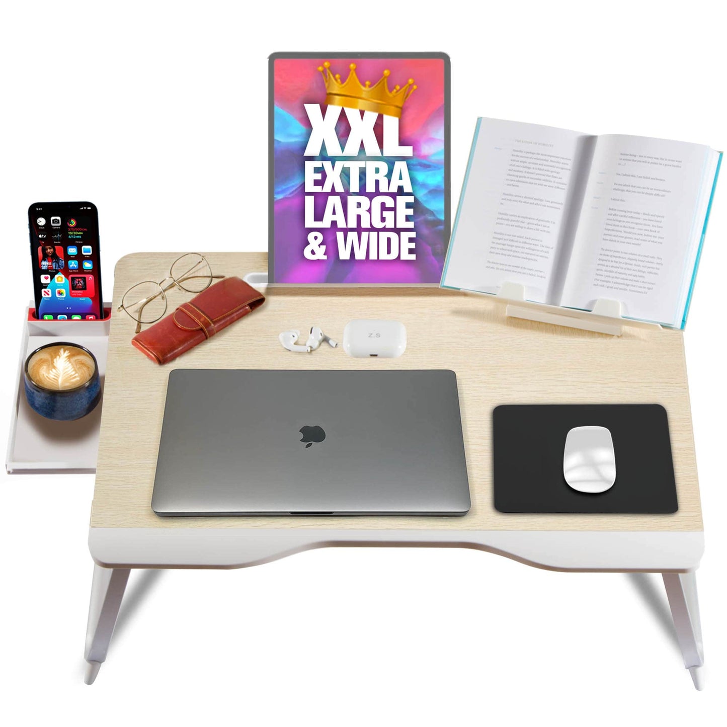 Cooper Mega Table - Folding Table Stand for Couch, Bed, Desk & Floor