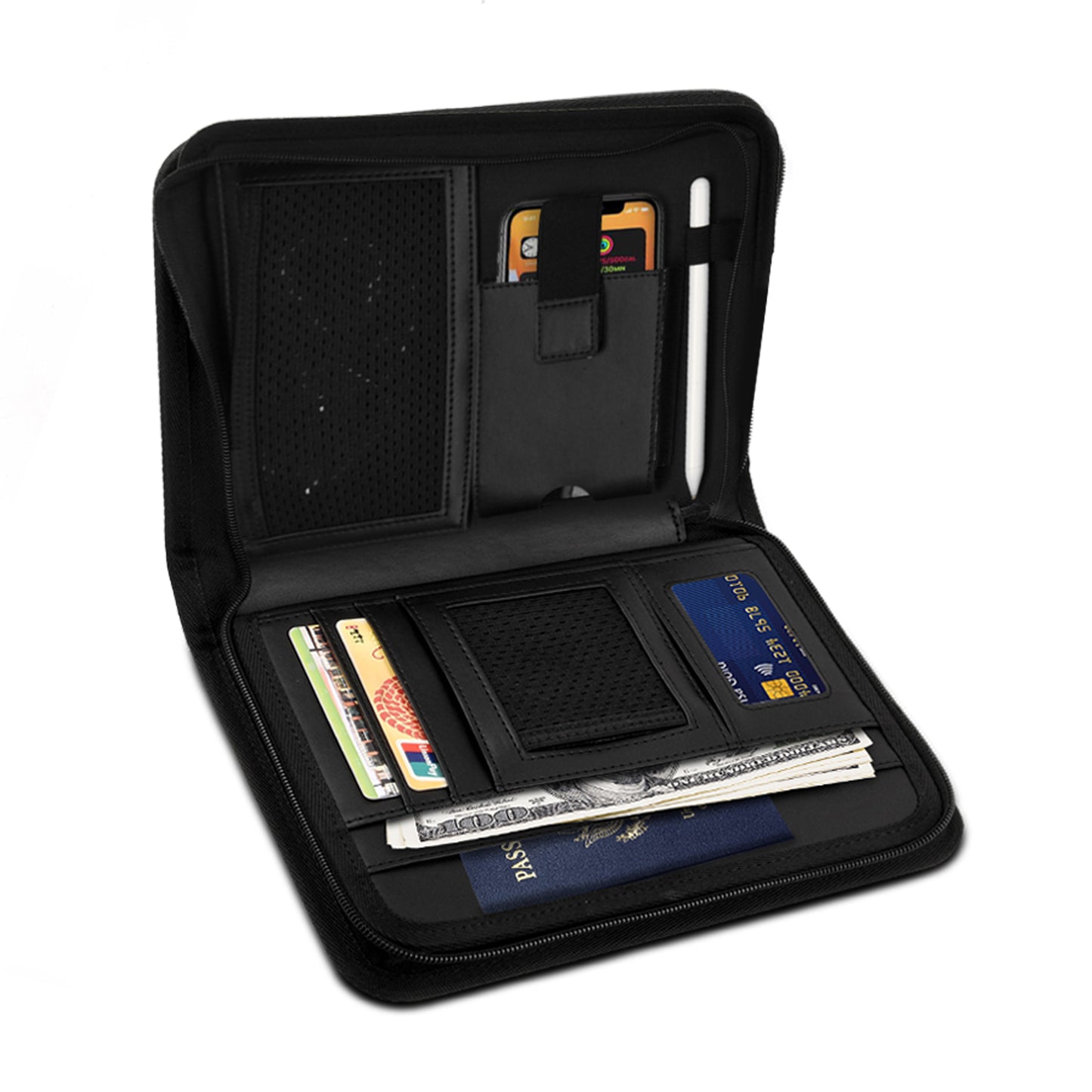 Cooper BizMate Pro Universal Travel Portfolio Organizer Case with A5 Notepad for 6-8" & 8-10.5" Tablets