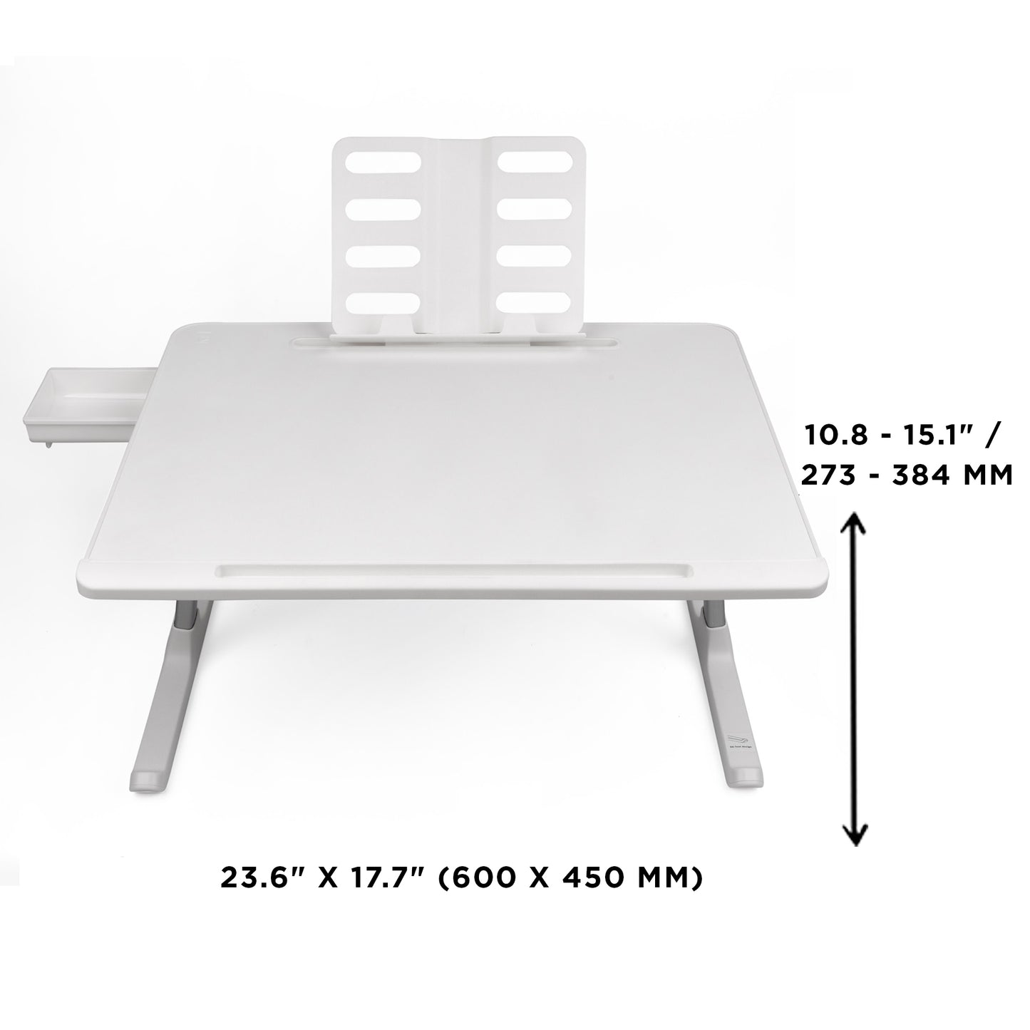 Cooper Desk PRO Leather Folding Laptop Desk with Adjustable Height & Tilt Angles
