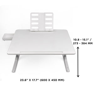 [NEW] Cooper Desk PRO Leather Folding Laptop Desk with Adjustable Height & Tilt Angles