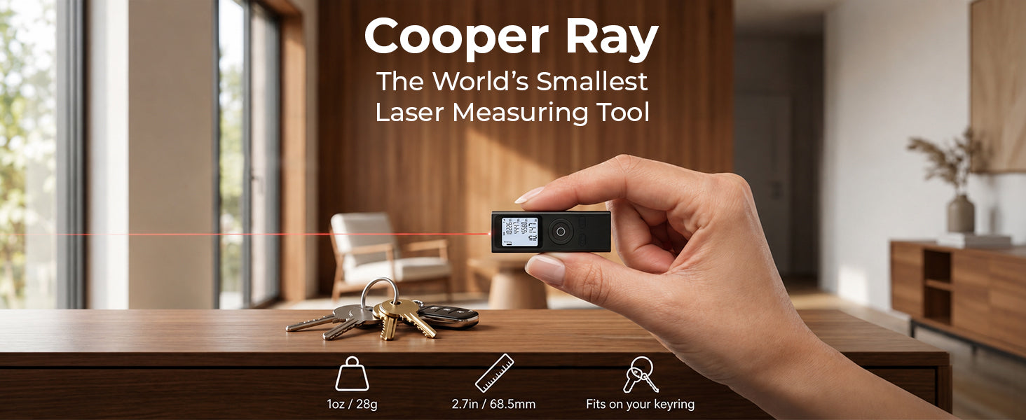 Measure on the Move — Introducing the Cooper Ray Pocket Laser Tool