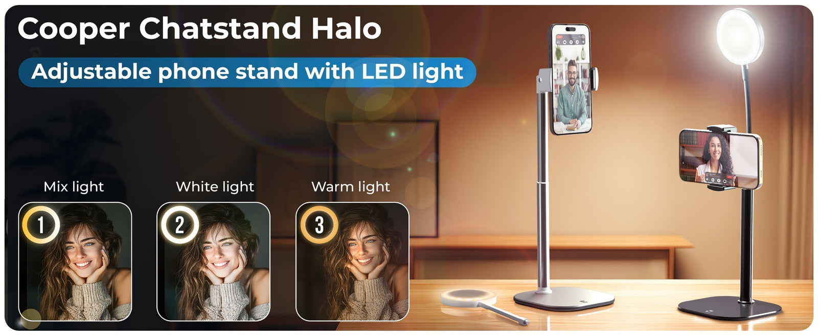 Look Better on Every Call with the New Cooper ChatStand Halo