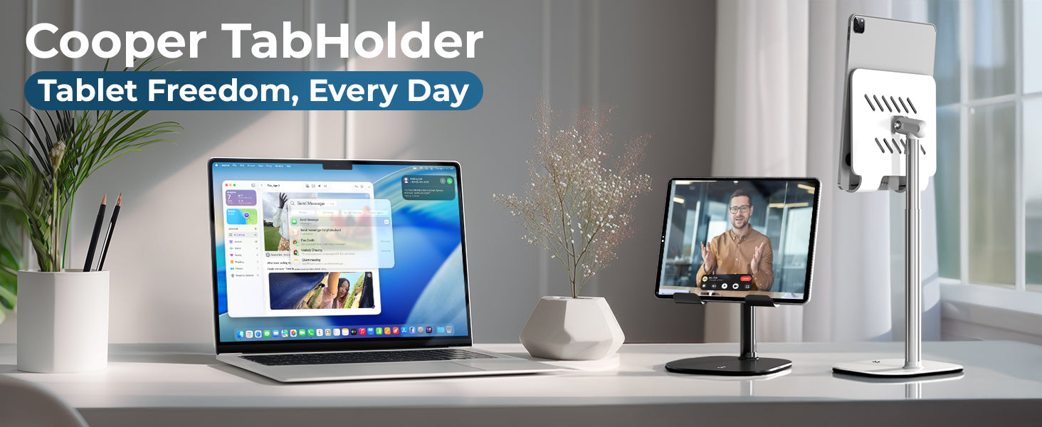 How a Height Adjustable Tablet Stand Fixes Neck Pain for Good