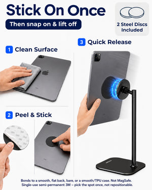 [NEW] COOPER Magnetic TabStand™ | Adjustable Magnetic Phone & Tablet Stand