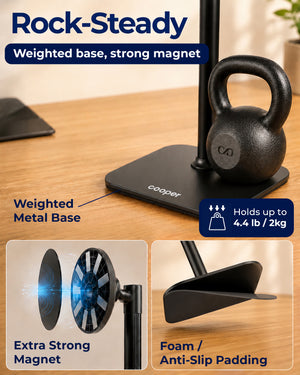 [NEW] COOPER Magnetic TabStand™ | Adjustable Magnetic Phone & Tablet Stand