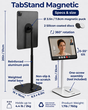 [NEW] COOPER Magnetic TabStand™ | Adjustable Magnetic Phone & Tablet Stand