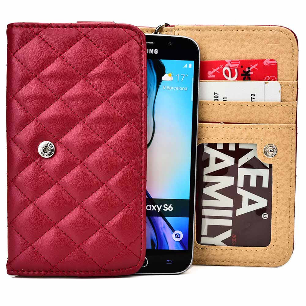 Cooper Quilted Women's Clutch Universal 5" Smartphone Wallet Case NEW - 1
