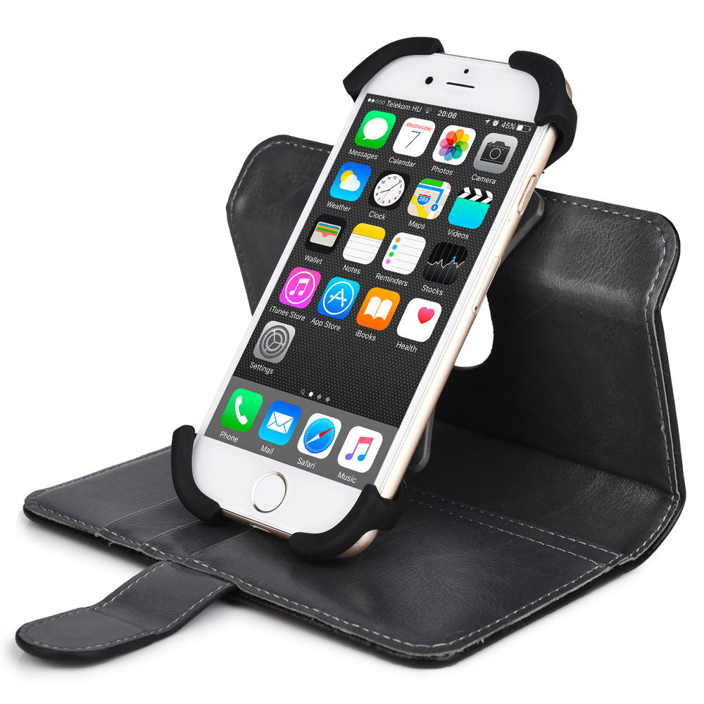 Cooper Engage 5" Smartphone Rotating Leather Wallet Case