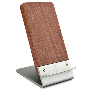 Cooper EcoStand Wood Qi 3 Coil Wireless Charging Stand for Smartphones