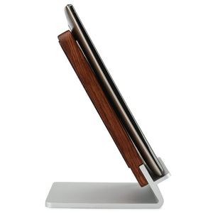 Cooper EcoStand Wood Qi 3 Coil Wireless Charging Stand for Smartphones