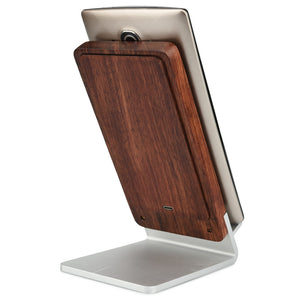 Cooper EcoStand Wood Qi 3 Coil Wireless Charging Stand for Smartphones