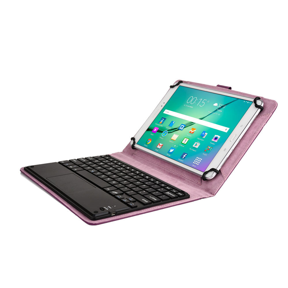 Androidタブレットアクセサリー Coopers Tablet With Keyboard Mouse Cooper Touchpad Executive Premium Leather Bluetooth Keyboard