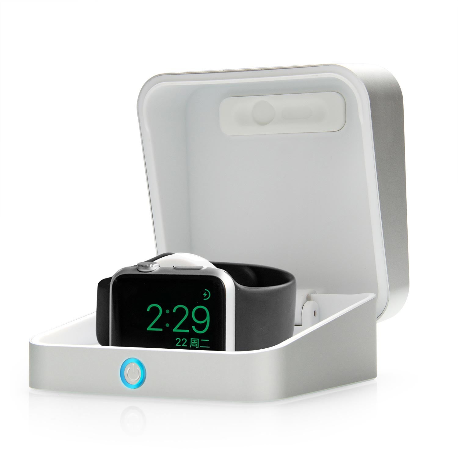 Watch box with apple watch charger hotsell