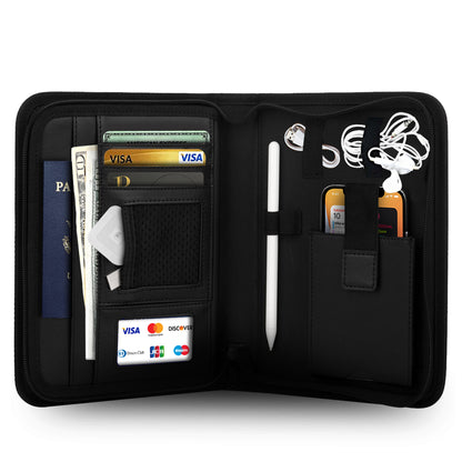 Cooper BizMate Pro Universal Travel Portfolio Organizer Case with A5 Notepad for 6-8" & 8-10.5" Tablets