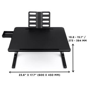[NEW] Cooper Desk PRO Leather Folding Laptop Desk with Adjustable Height & Tilt Angles