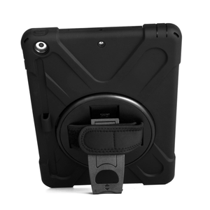 Cooper Pro Defender Tough Case w/ Shoulder Strap, Hand Strap & Kickstand for Apple iPad 10.2 (9th-8th-7th Gen)