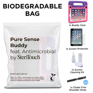 Pure Sense Buddy Antibacterial Rugged tablet case for iPad 10.2 & 10.9 (10th-9th-8th-7th)