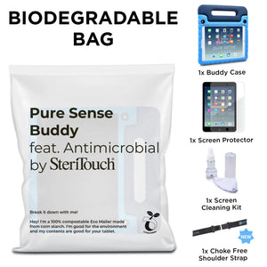 Pure Sense Buddy Antibacterial Rugged tablet case for iPad 10.2 & 10.9 (10th-9th-8th-7th)