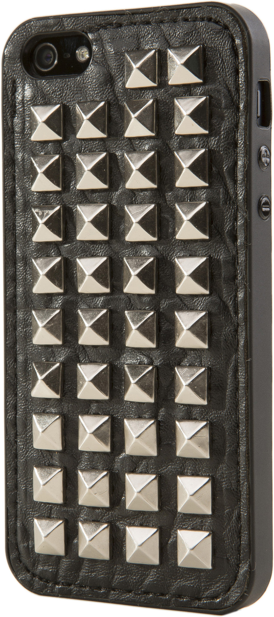 Cooper Rebel Leather Gunmetal Phone Shell